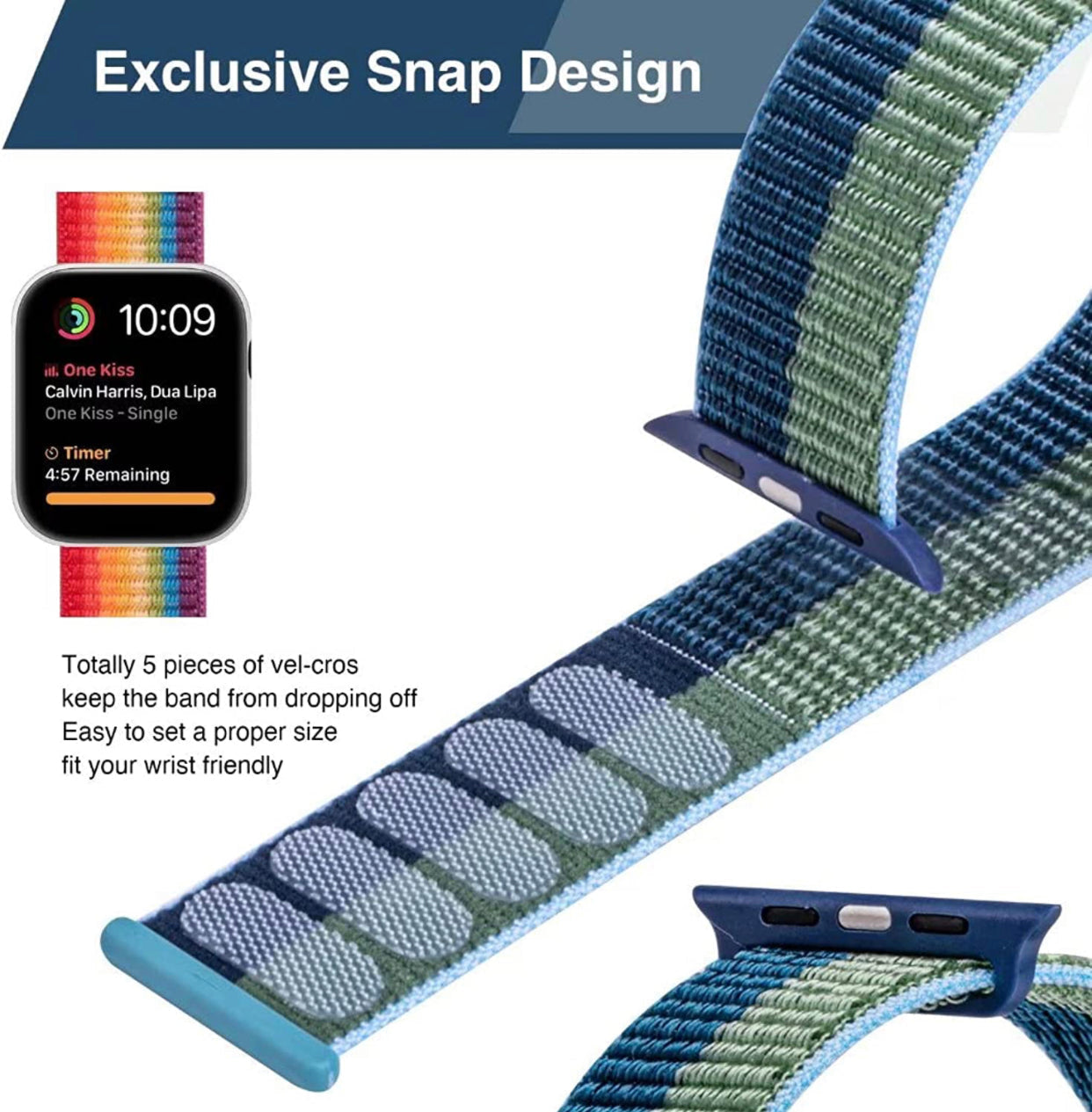 Multicolor Apple Watch Band | Iphone Watch | Super Savings Technologies Multicolor Apple Watch Band | Iphone Watch | Super Savings Technologies